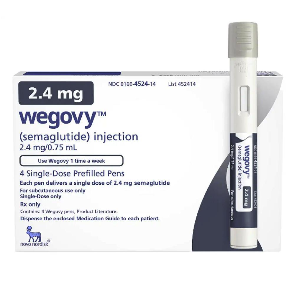 A box of Wegovy (semaglutide) injection