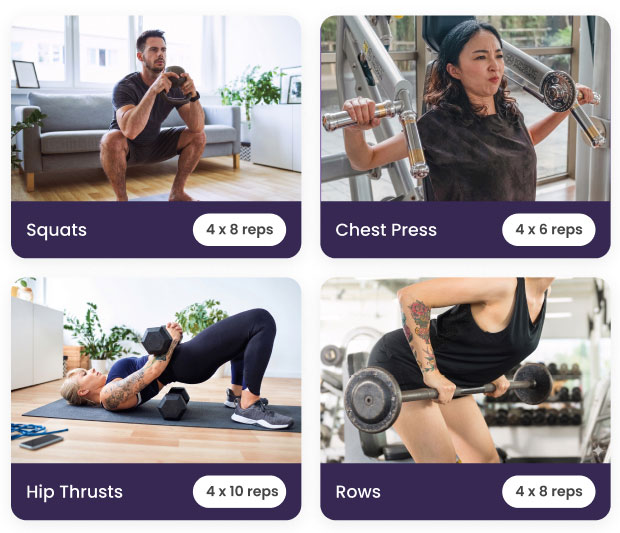 Weight loss strength training workout for beginners