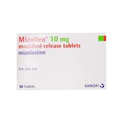 The Mizollen® 10mg Box comes with 30 modified-release tablets of Mizolastine