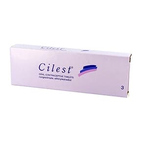 Pack of Cilest ethinylestradiol/norgestimate oral contraceptive 63 tablets
