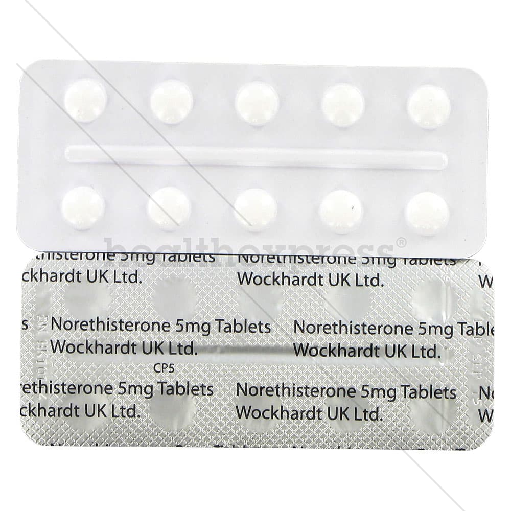 ᐅ Buy Norethisterone 5mg Tablets Online • HealthExpress® UK