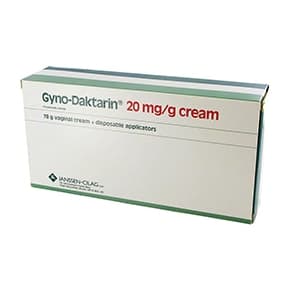 Pack of Gyno-Daktarin 20mg/g vaginal cream