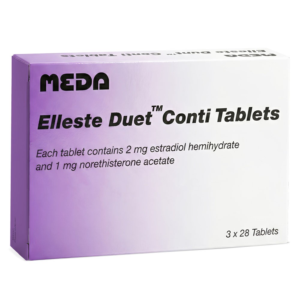 Buy Elleste Duet Conti Tablets Online | HRT for Menopause