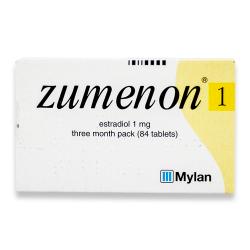 The Zumenon® estradiol 1mg three-month pack