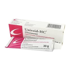  Buy Uniroid HC Ointment Suppositories HealthExpress UK